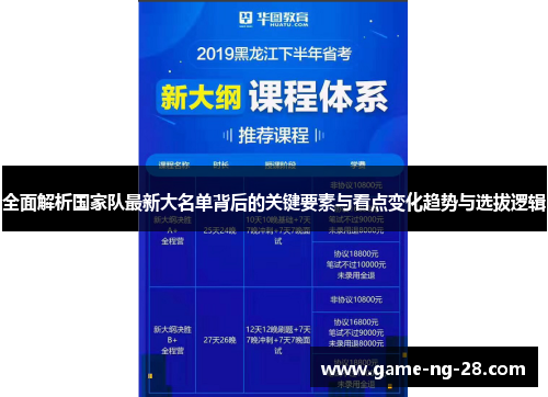 全面解析国家队最新大名单背后的关键要素与看点变化趋势与选拔逻辑